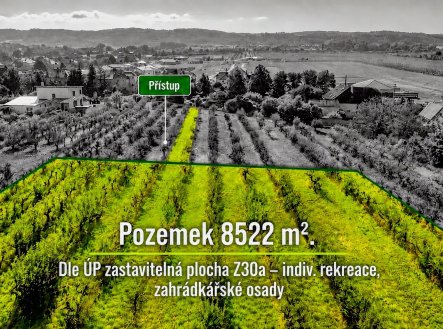 Pozemky 8 522 m² pro zahrádkářskou kolonii – Lipník nad Bečvou