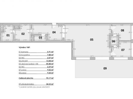 Prodej kanceláře, 181 m²