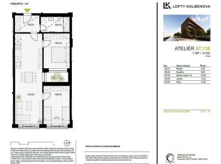 Prodej kanceláře, 63 m²