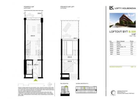 Prodej bytu, 2+kk, 49 m²