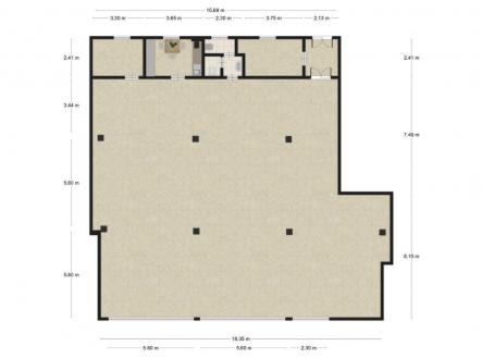 Pronájem - obchodní prostor, 280 m²