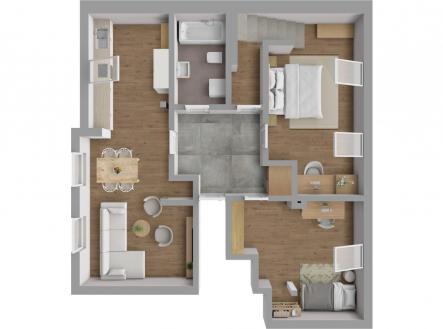 Prodej bytu, 3+kk, 91 m²