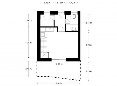 Prodej bytu, 2+kk, 63,6 m²