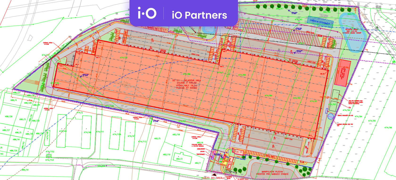 Pronájem - výrobně/ skladovací prostor, 10000 m² - 34000 m²