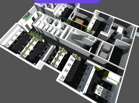 Pronájem kanceláře, 356 m²