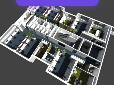 Pronájem kanceláře, 379 m²