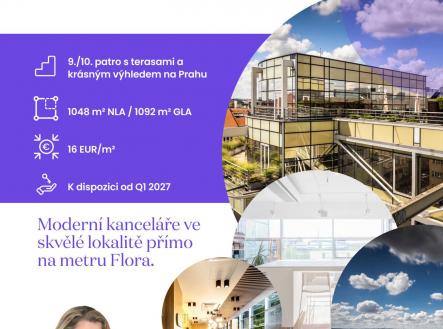 Pronájem kanceláře, 1 048 m²