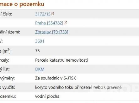 Prodej pozemku, les, 2 166 m²