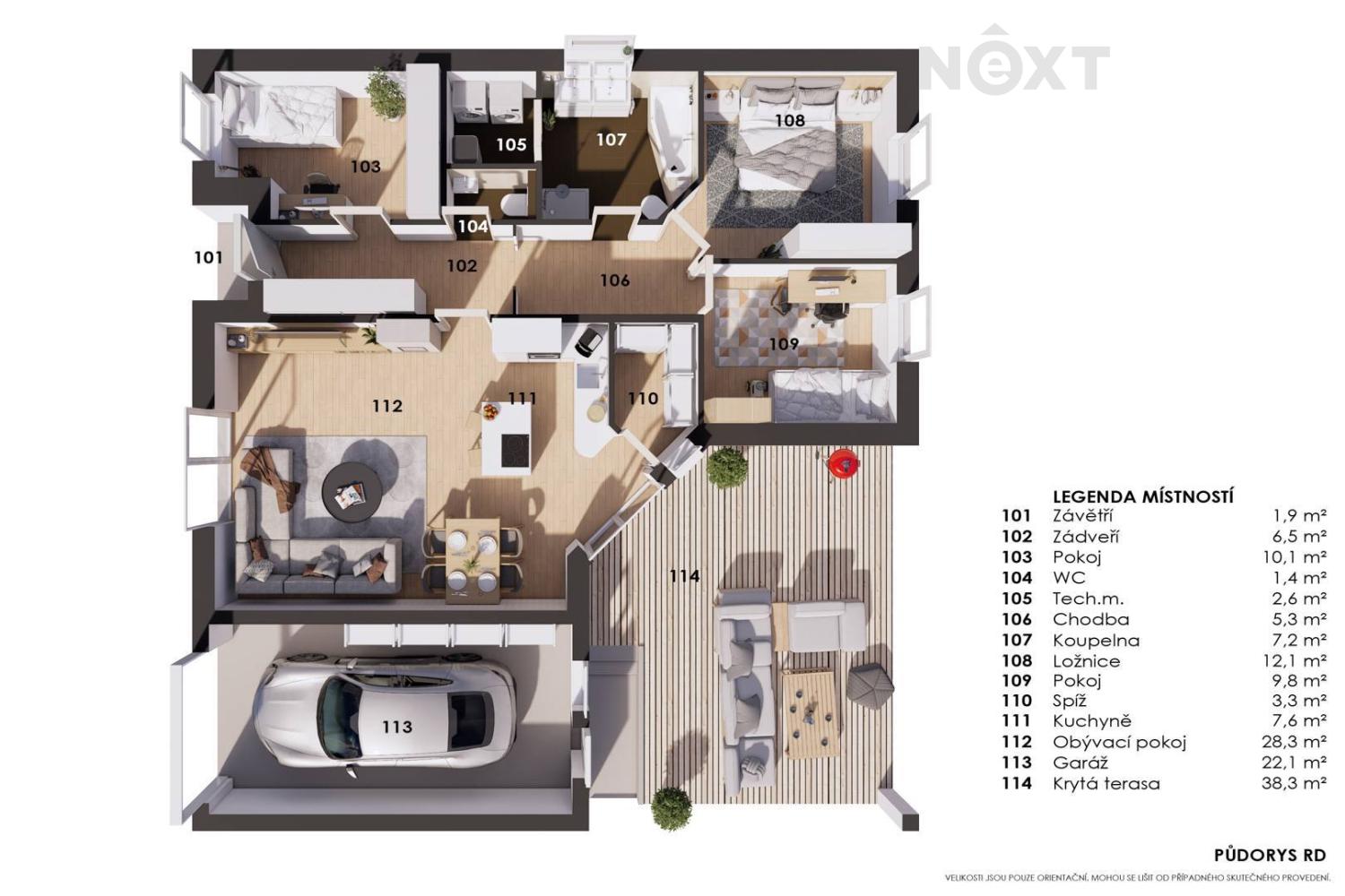 Prodej Rodinný dům, 94㎡