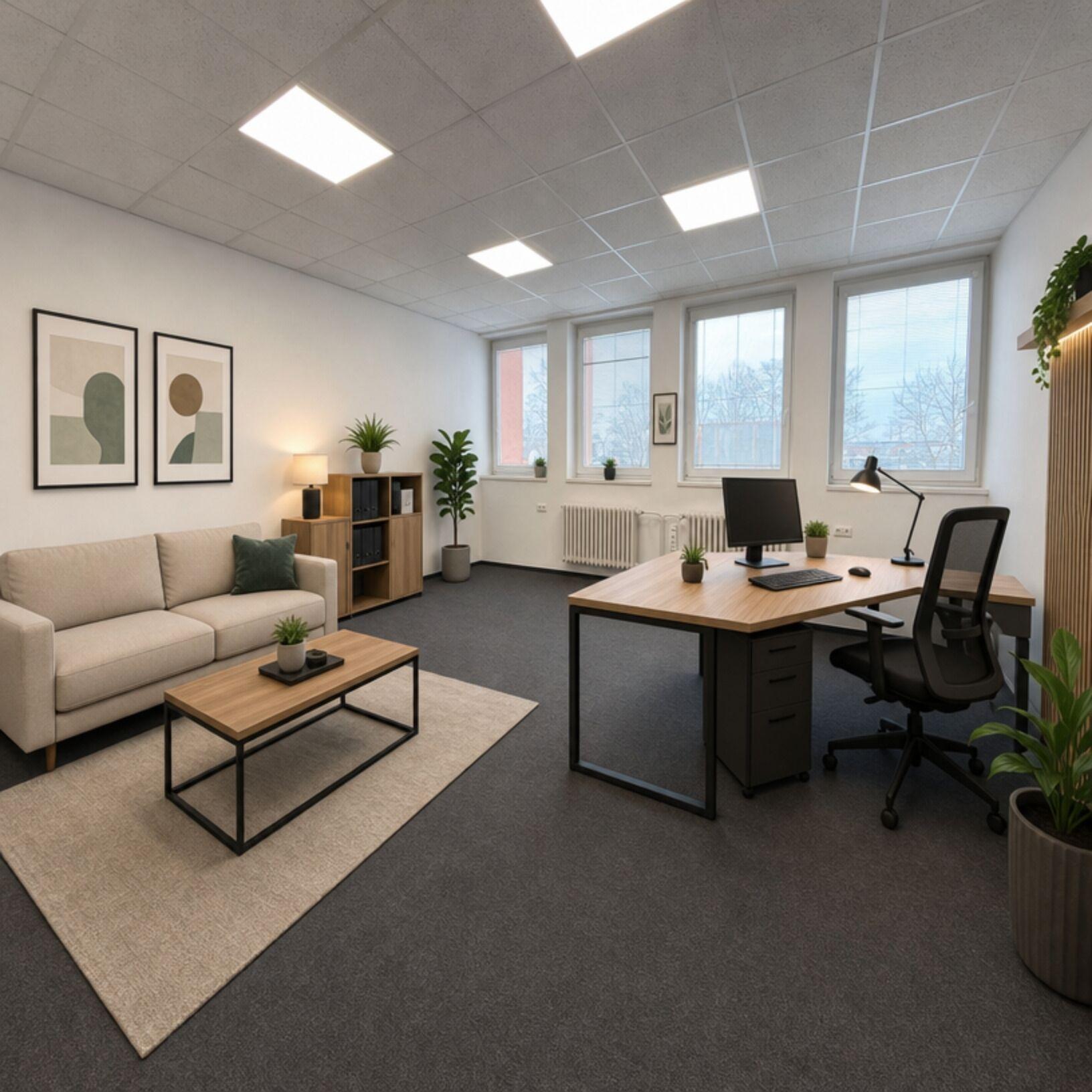 pronájem kanceláří 22m2 a 29 m², s klimatizací a parkováním, blízko centra a MHD