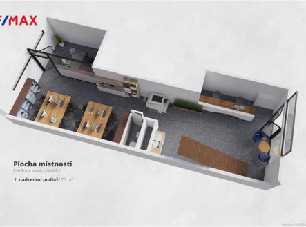 Pronájem obchodní prostor, 110 m²