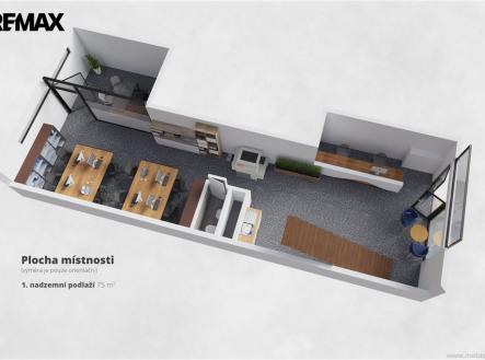 Pronájem obchodní prostor, 110 m²