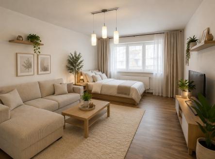 Pronájem bytu, 1+1, 48 m²