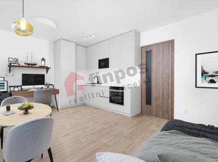 Pronájem bytu, 1+kk, 33 m²