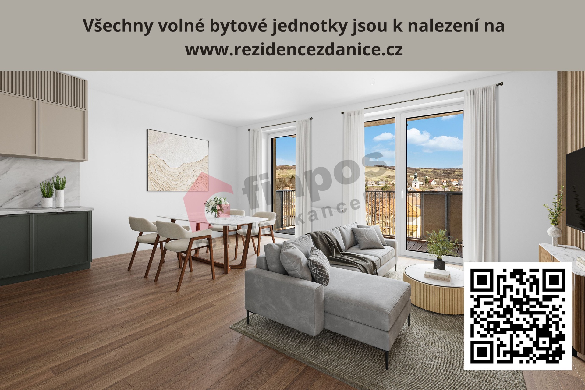 Prodej bytu 3+kk 62 m2 ve Ždánicích, okres Hodonín