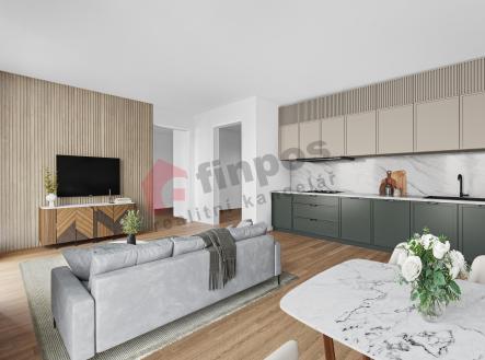 Prodej bytu, 3+kk, 62 m²