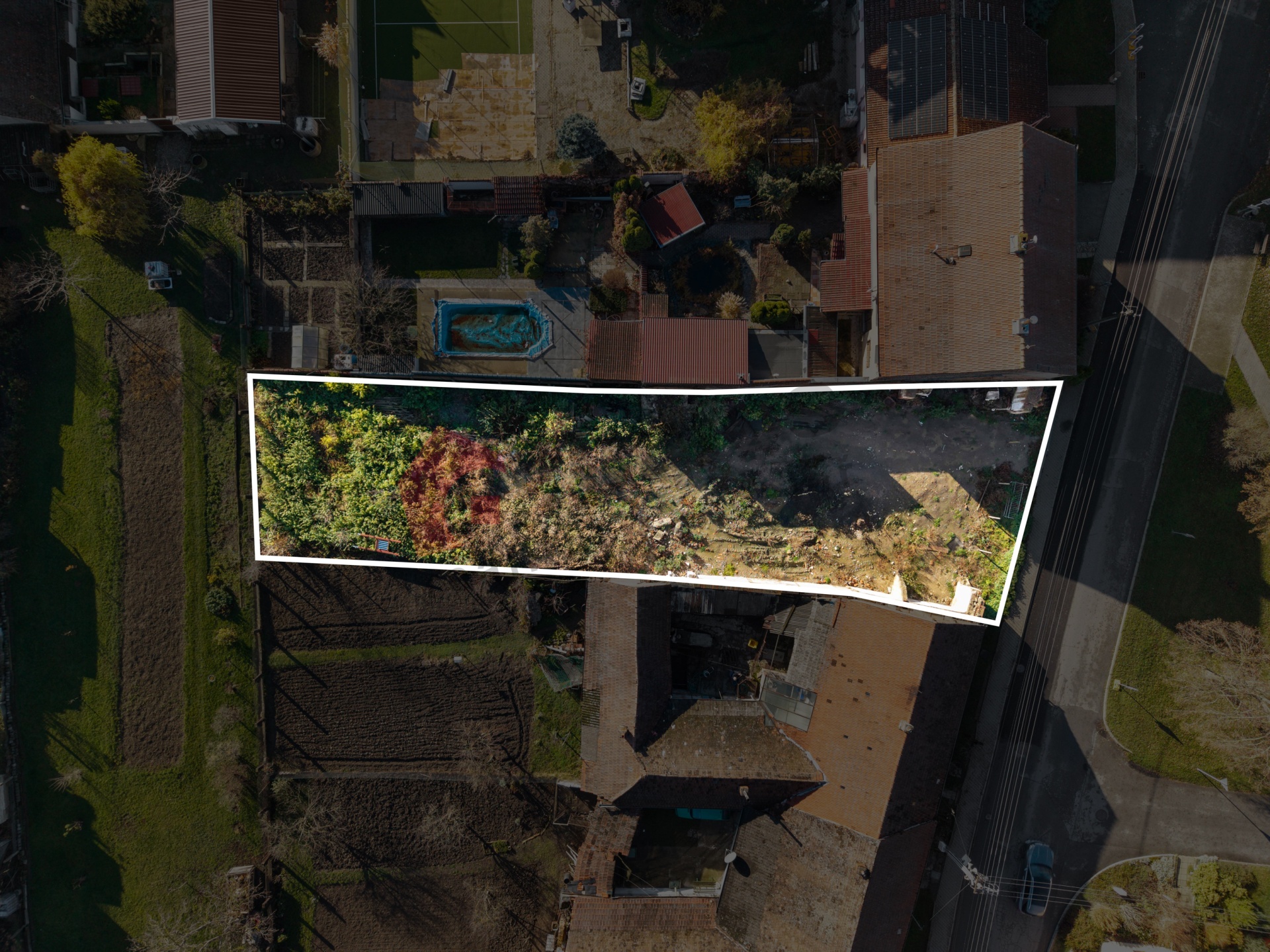 Prodej stavebního pozemku 715 m2 v Moutnici u Brna