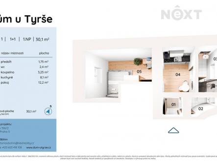 Prodej bytu, 1+1, 30 m²
