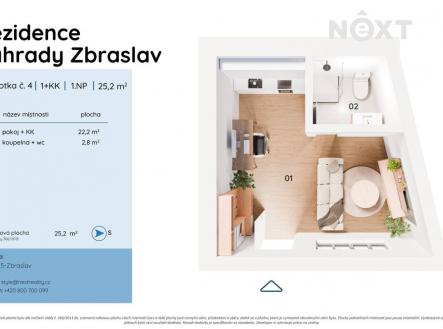 Prodej bytu, 1+kk, 25 m²