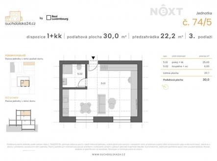 Prodej bytu, 1+kk, 30 m²
