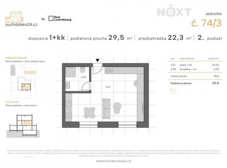 Prodej bytu, 1+kk, 27 m²