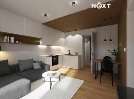 Prodej bytu, 2+kk, 49 m²