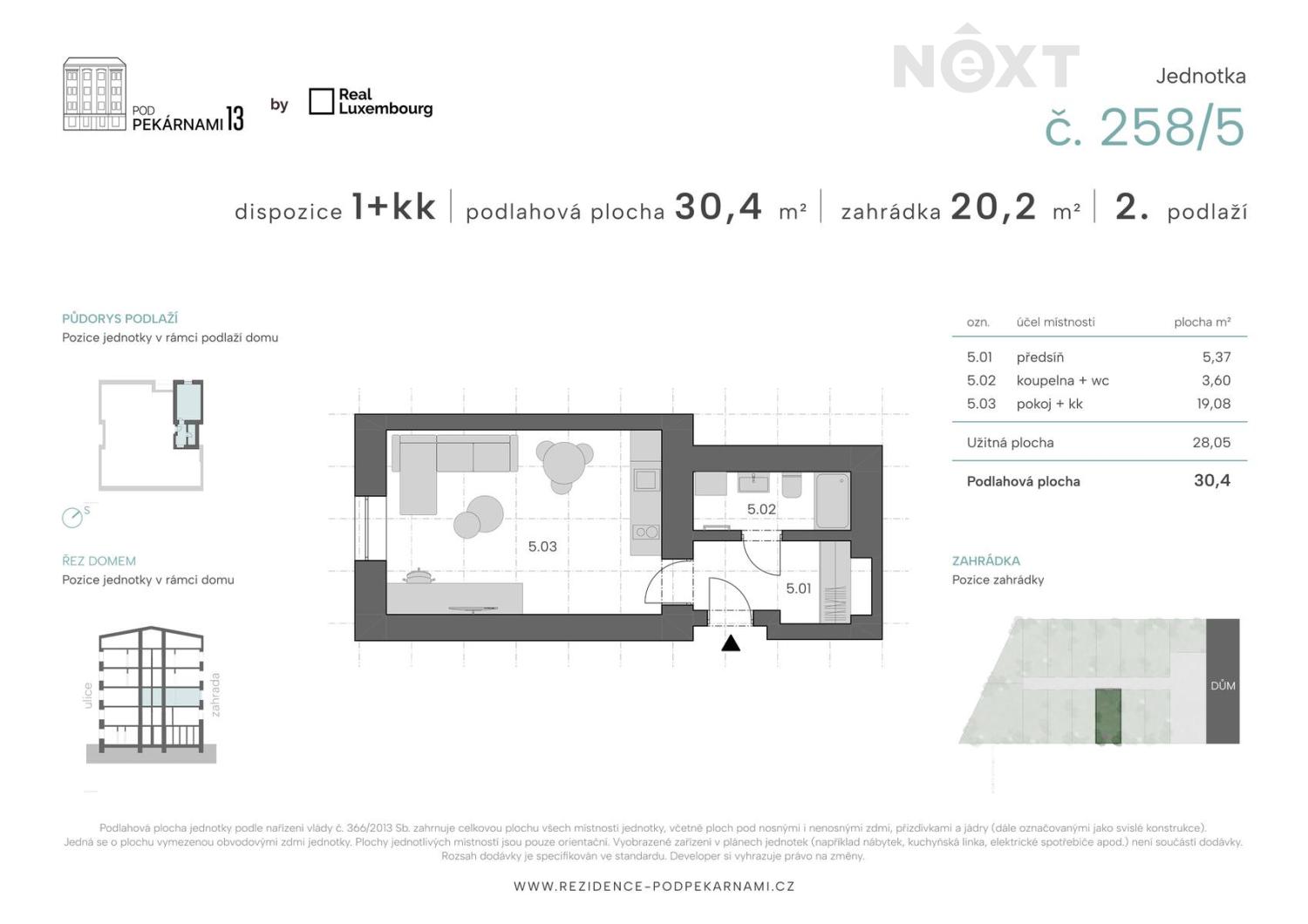 Prodej byt 1+kk, 31㎡