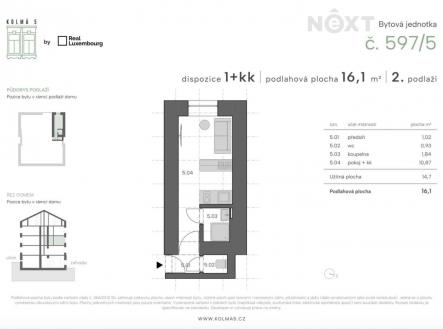 Prodej bytu, 1+kk, 16 m²