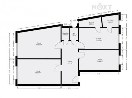 Prodej bytu, 4+kk, 90 m²