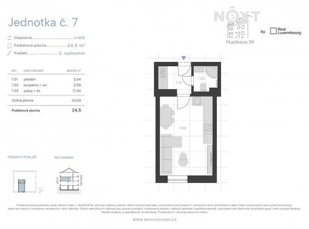 Prodej bytu, 1+kk, 23 m²