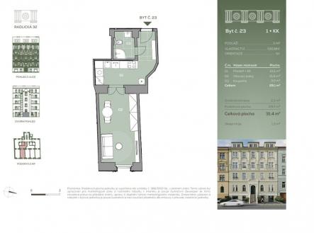 Prodej bytu, 1+kk, 31 m²
