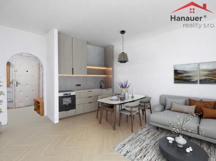 Prodej bytu, 2+kk, 42 m²