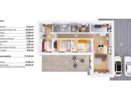 Prodej - dům/vila, 117 m²