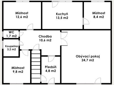 Prodej domu/vily, 89 m²