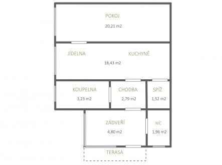 Prodej chaty/rekreačního objektu, 97 m²
