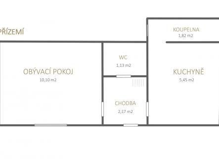 Prodej chaty/rekreačního objektu, 35 m²