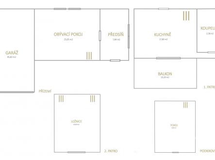 Prodej chaty/rekreačního objektu, 92 m²