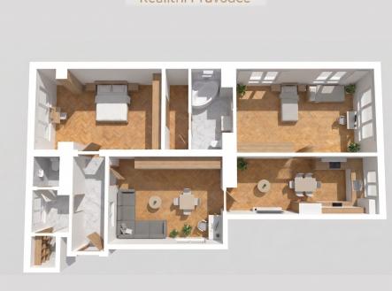 Prodej bytu, 3+1, 100 m²