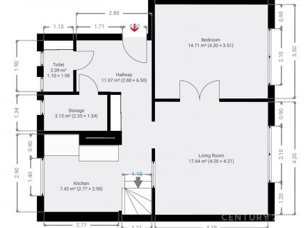 Pronájem bytu, 3+1, 108 m²