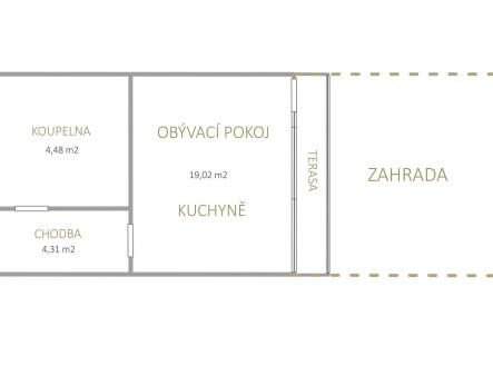 Prodej bytu, 1+kk, 30 m²