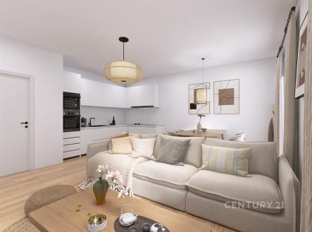 Pronájem bytu, 2+kk, 57 m²