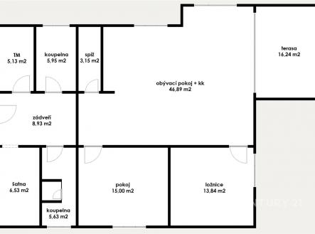 Pronájem domu/vily, 104 m²