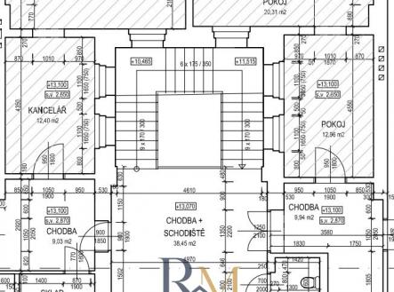 Pronájem kanceláře, 90 m²