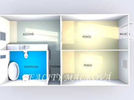 Prodej bytu, 2+1, 109 m²