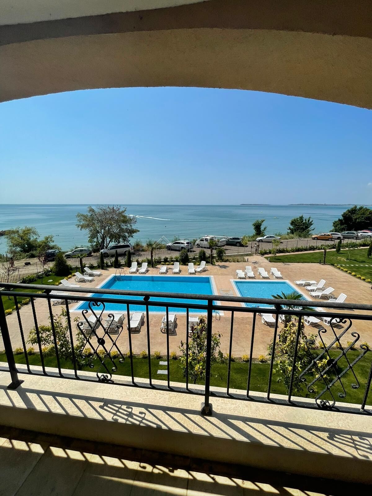 Apartmán s čelním výhledem na moře/bazén na pláži Ipanema, Sveti Vlas, 5 m od pláže