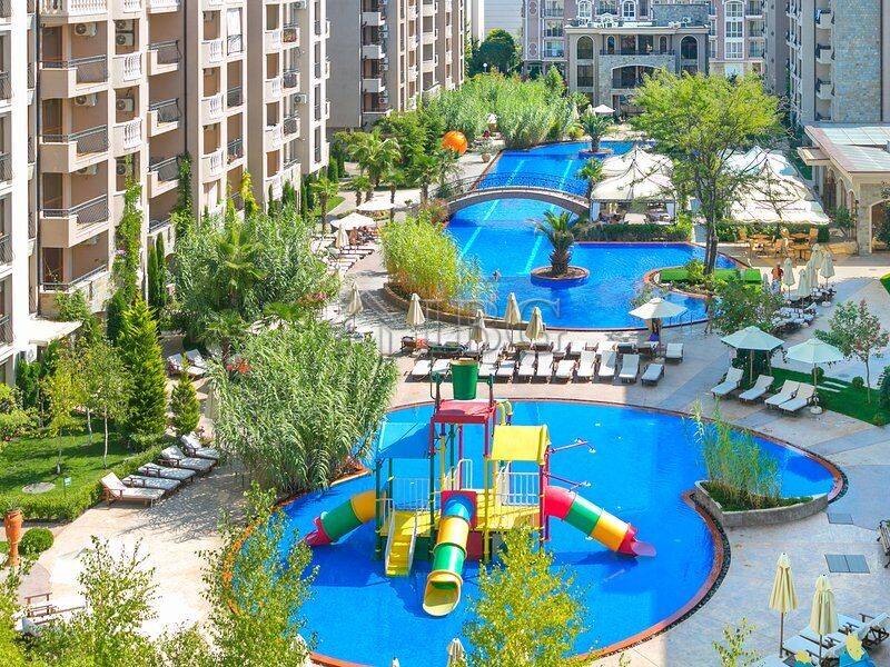 Apartmán s 1 ložnicí a výhledem na bazén, Cascadas Family Resort, Slunečné pobřeží