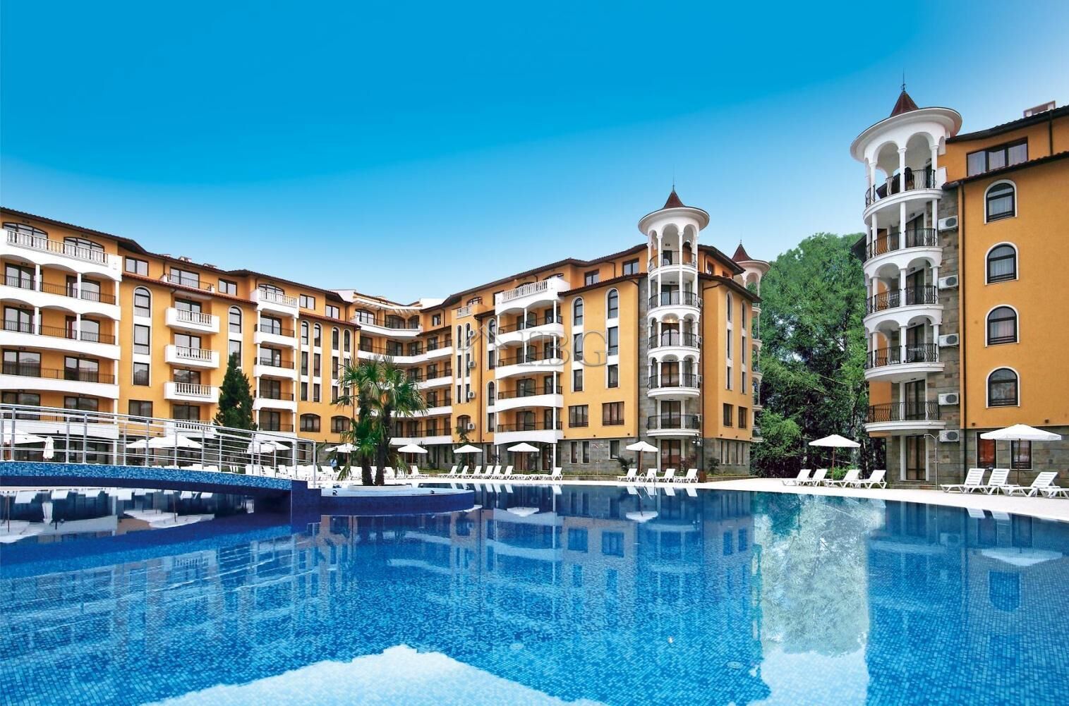 Apartmán s 1 ložnicí v Royal Sun, Slunečné pobřeží