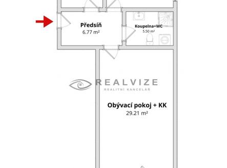 Prodej bytu, 3+kk, 69 m²