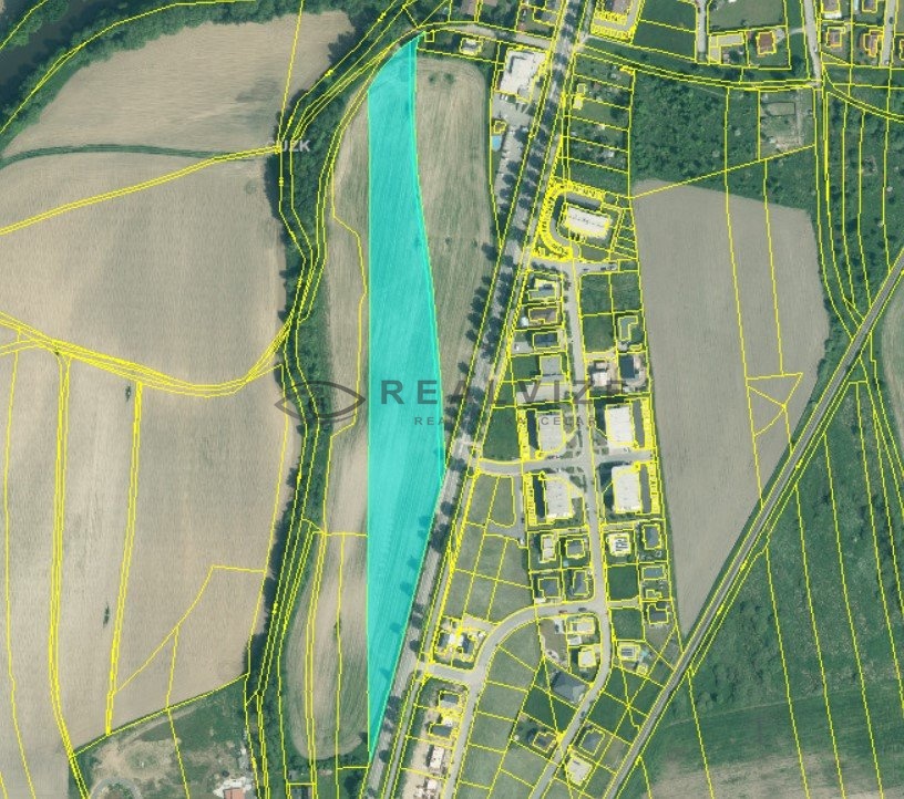 Zákres pozemků Rožnov