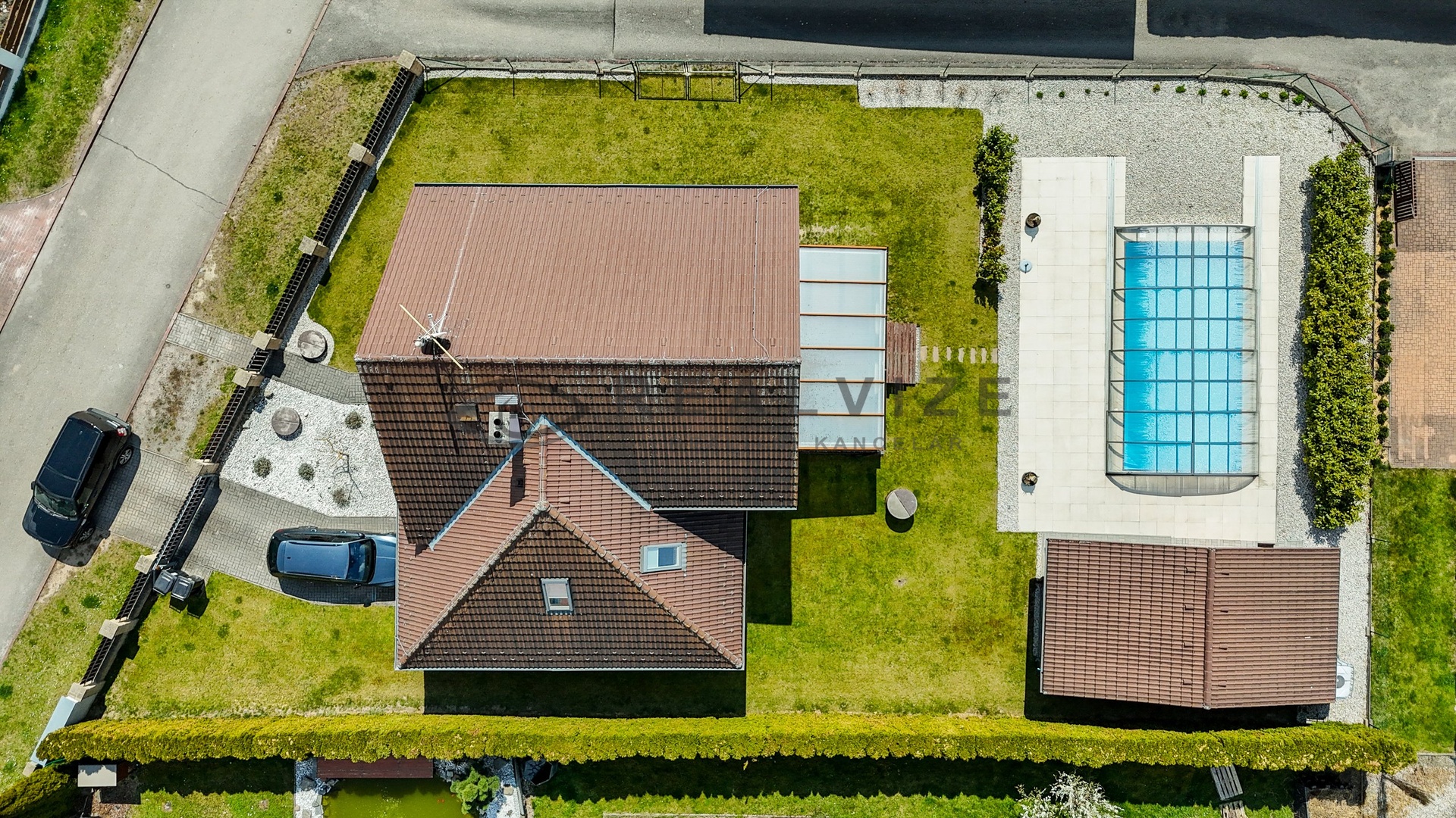 Prodej RD Úsilné pohled na pozemek